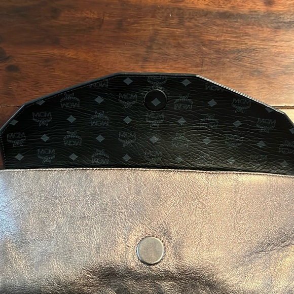 MCM Hand Tasche Clutch Bag Bronze - Picture 6 of 9